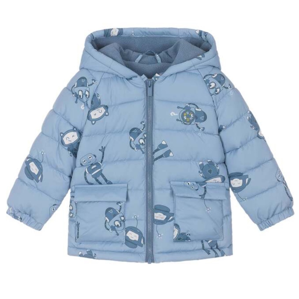 Mayoral Blue Kids Puffer Jacket